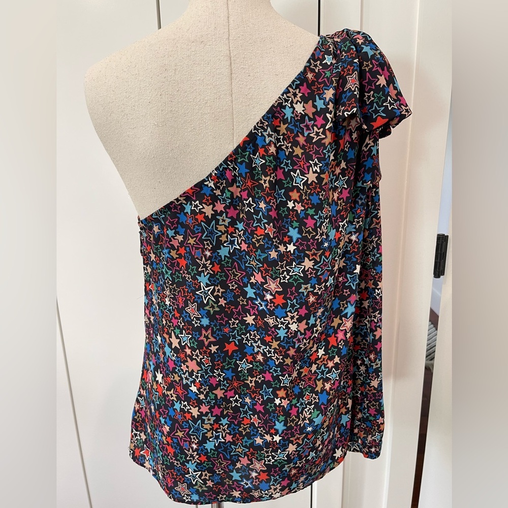 J. Crew kaleidoscope star print blouse size 12 NWOT - Picture 5 of 6